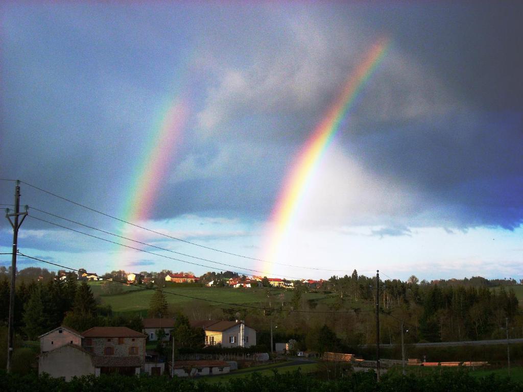 Les Roulottes De La Ferme Des Chanaux Saint-Julien-d'Ance ภายนอก รูปภาพ